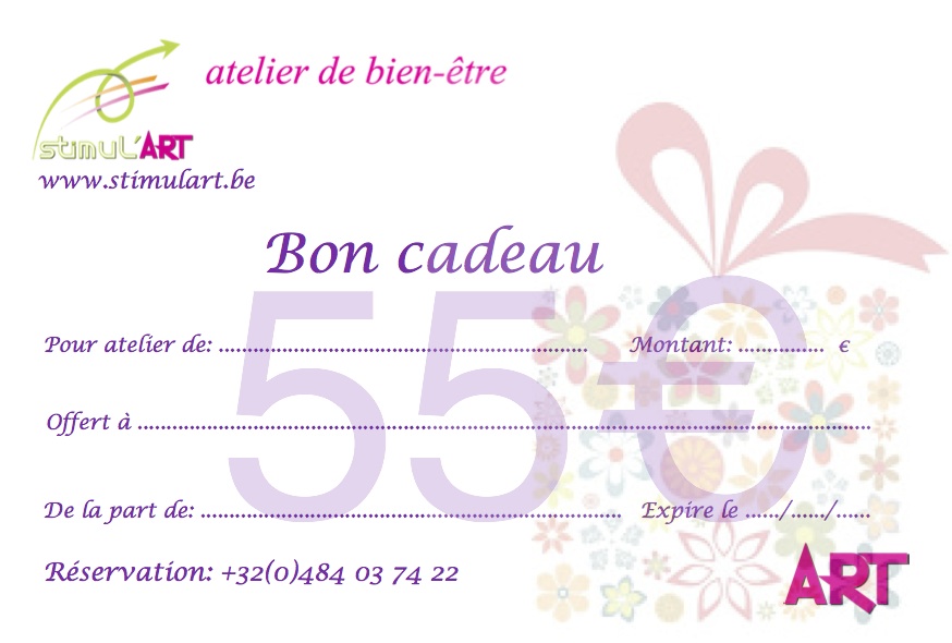 BON CADEAU de stimul'ART